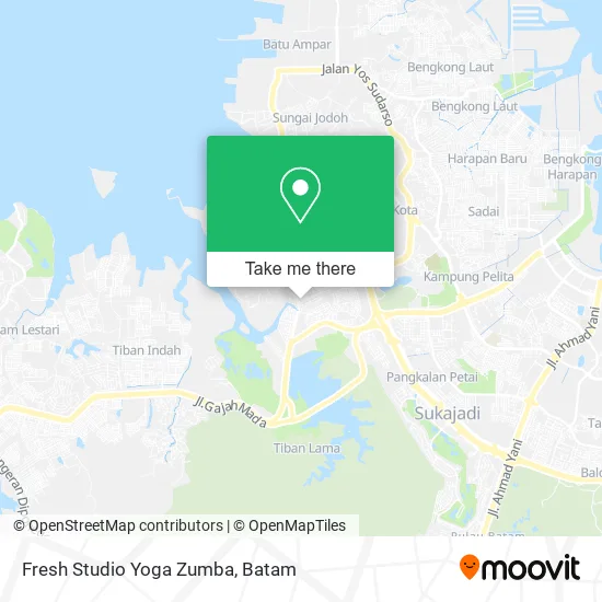 Fresh Studio Yoga Zumba map