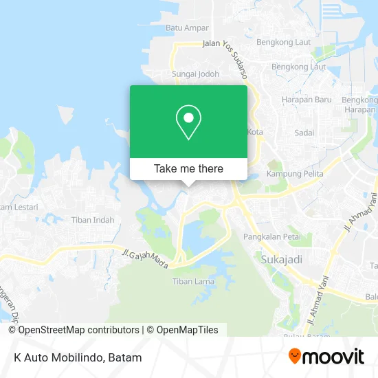 K Auto Mobilindo map