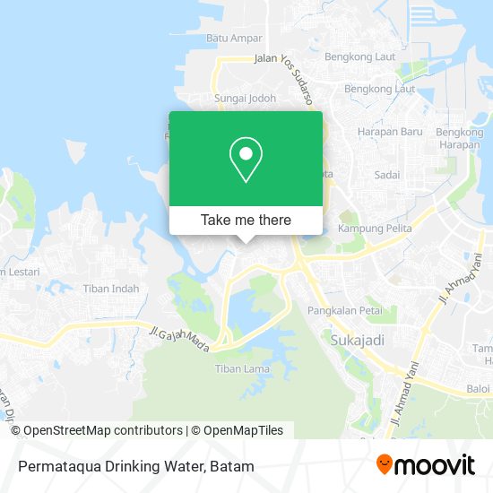 Permataqua Drinking Water map