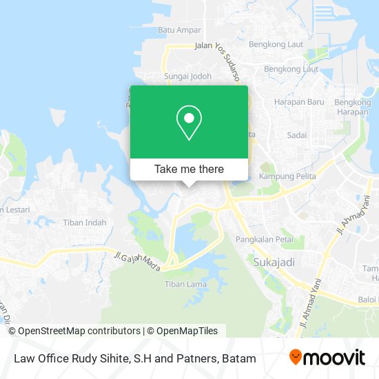 Law Office Rudy Sihite, S.H and Patners map