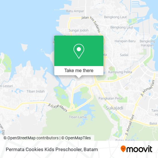 Permata Cookies Kids Preschooler map