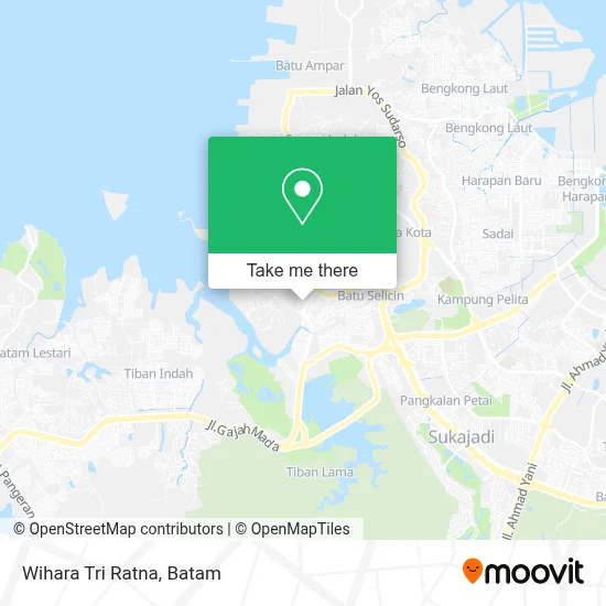 Wihara Tri Ratna map
