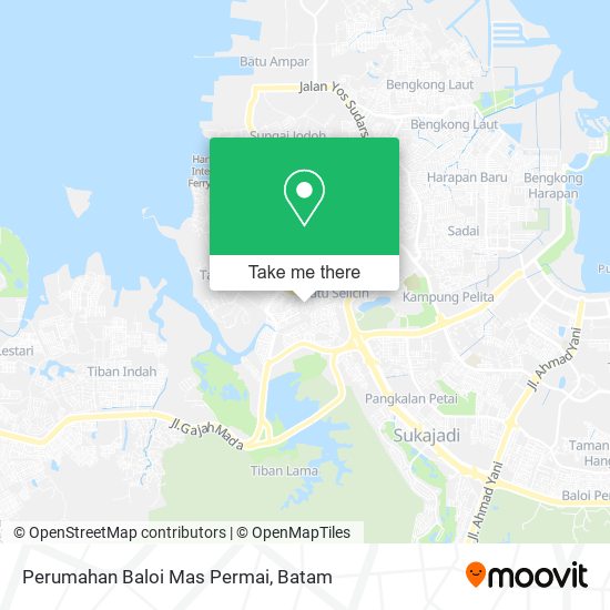 Perumahan Baloi Mas Permai map