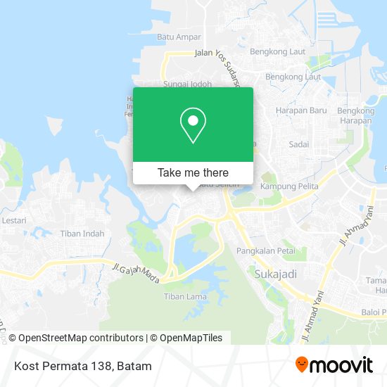 Kost Permata 138 map