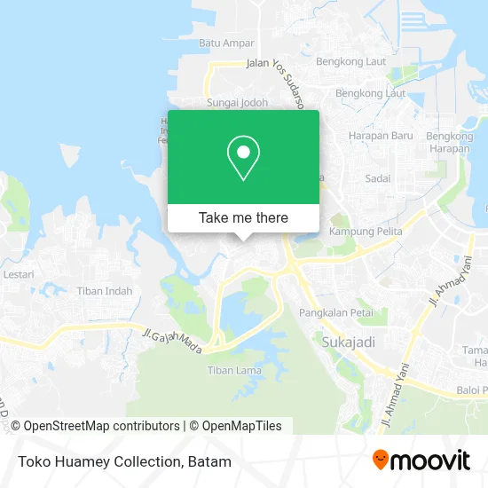 Toko Huamey Collection map
