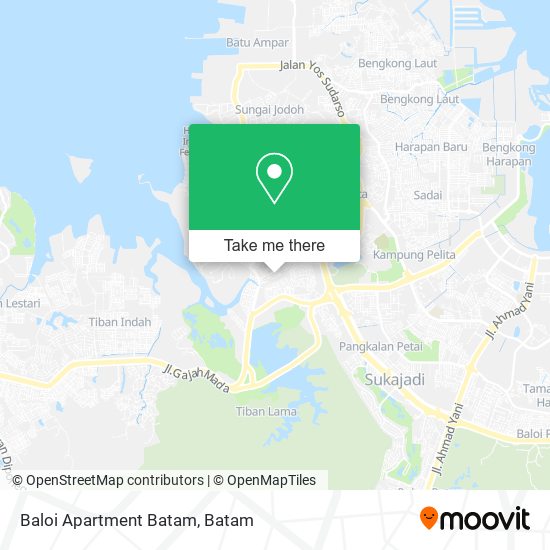 Baloi Apartment Batam map