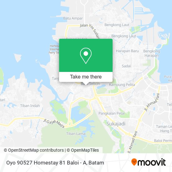 Oyo 90527 Homestay 81 Baloi - A map