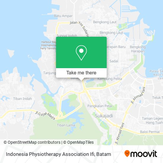 Indonesia Physiotherapy Association Ifi map