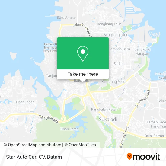 Star Auto Car. CV map