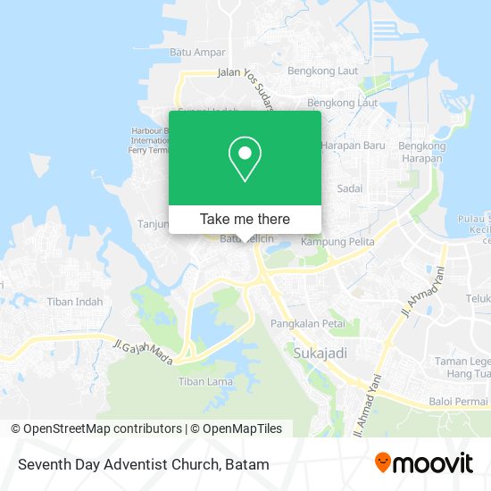 Seventh Day Adventist Church map