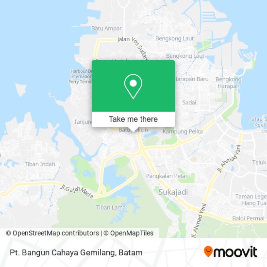 Pt. Bangun Cahaya Gemilang map