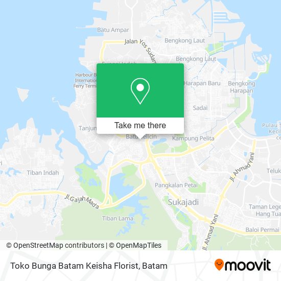 Toko Bunga Batam Keisha Florist map