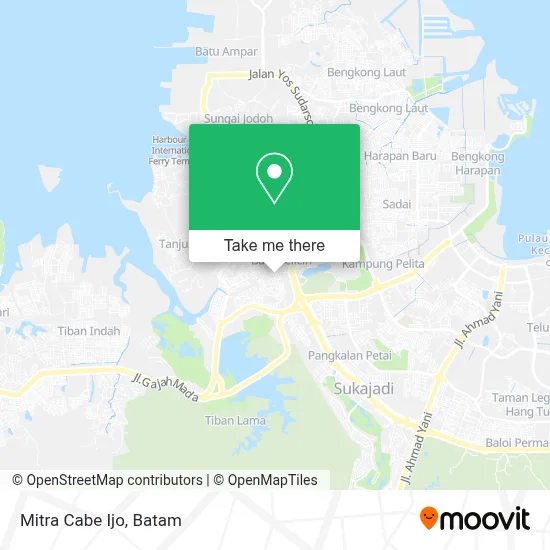Mitra Cabe Ijo map