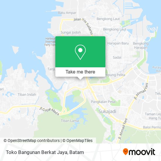 Toko Bangunan Berkat Jaya map