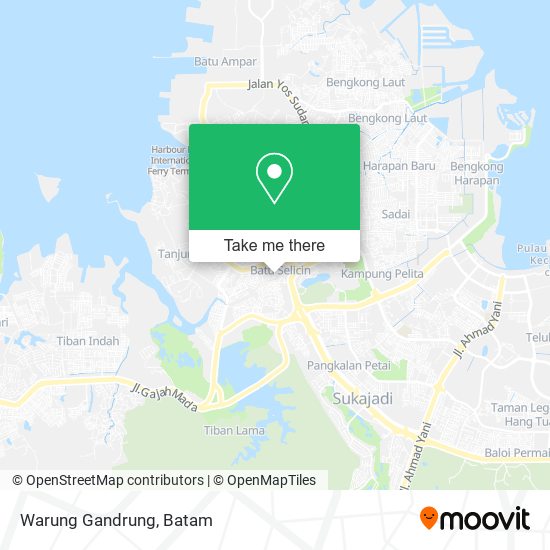 Warung Gandrung map