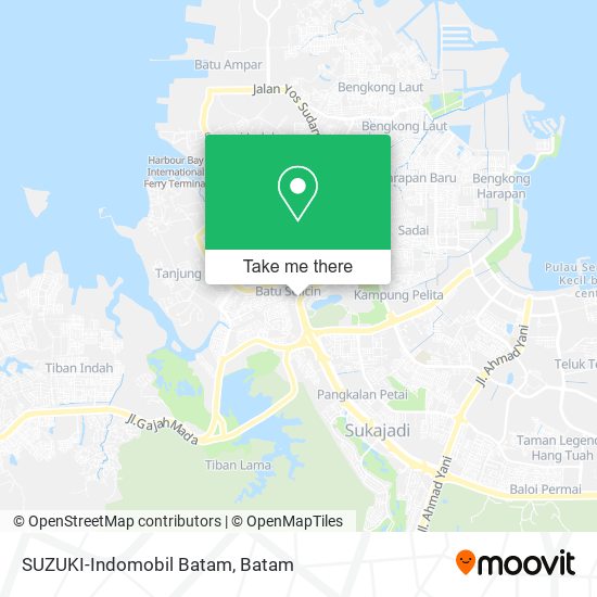 SUZUKI-Indomobil Batam map