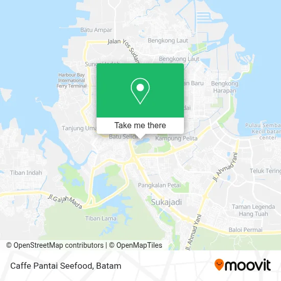Caffe Pantai Seefood map