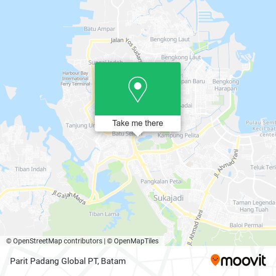 Parit Padang Global PT map