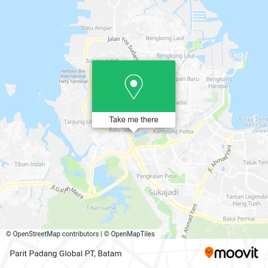 Parit Padang Global PT map