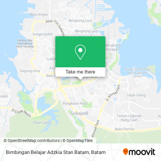 Bimbingan Belajar Adzkia Stan Batam map