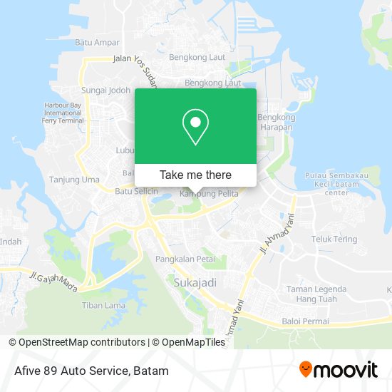 Afive 89 Auto Service map