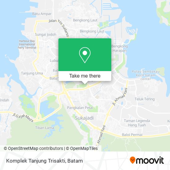 Komplek Tanjung Trisakti map