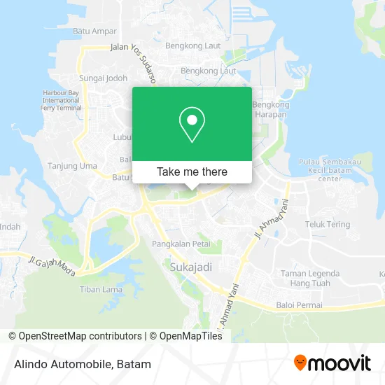 Alindo Automobile map