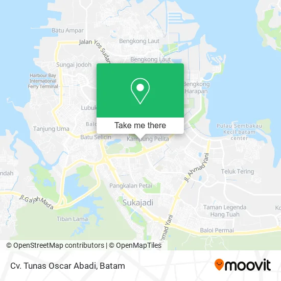 Cv. Tunas Oscar Abadi map