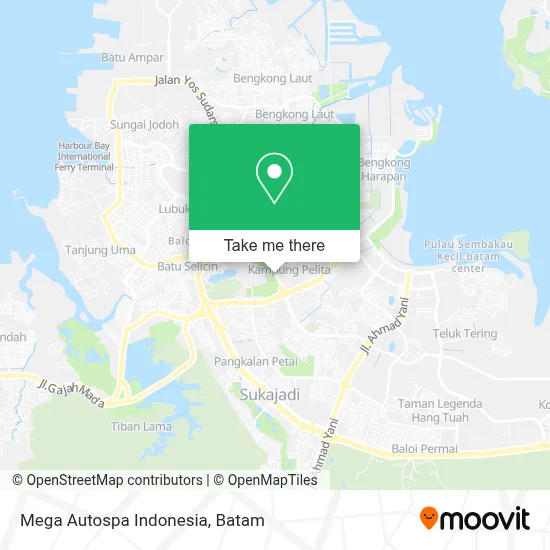 Mega Autospa Indonesia map