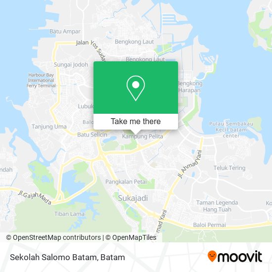 Sekolah Salomo Batam map