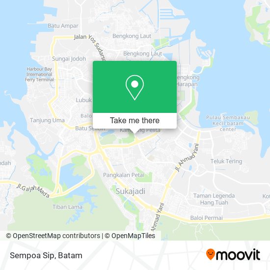 Sempoa Sip map