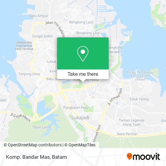 Komp. Bandar Mas map