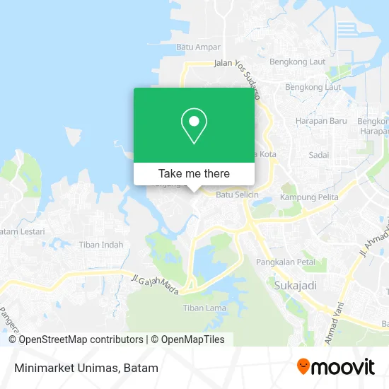Minimarket Unimas map