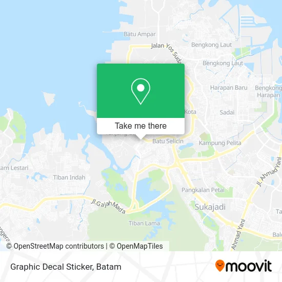 Graphic Decal Sticker map