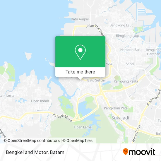 Bengkel and Motor map