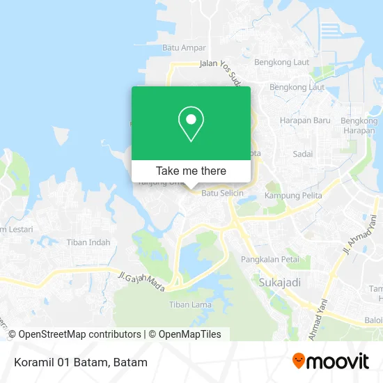 Koramil 01 Batam map