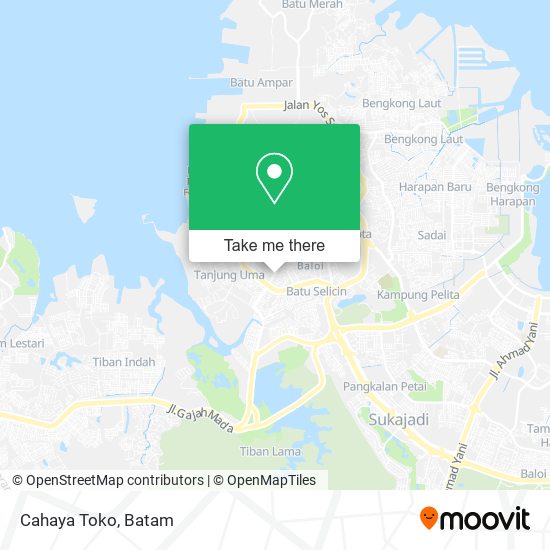 Cahaya Toko map