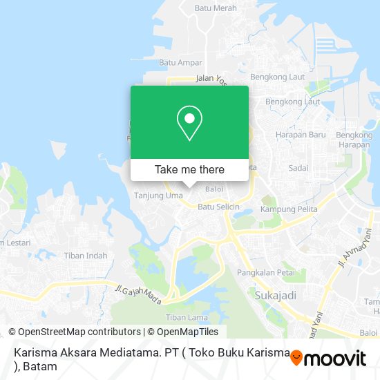 Karisma Aksara Mediatama. PT ( Toko Buku Karisma ) map