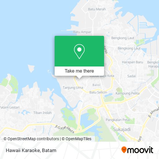 Hawaii Karaoke map