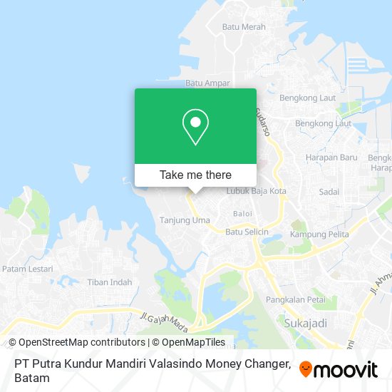 PT Putra Kundur Mandiri Valasindo Money Changer map