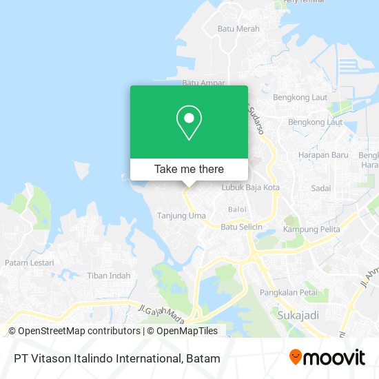 PT Vitason Italindo International map