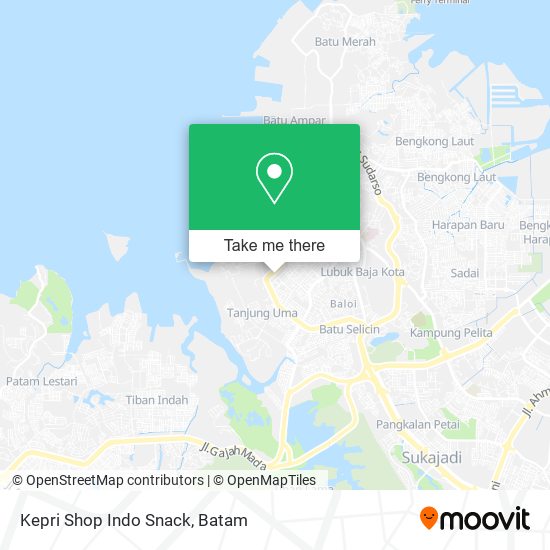 Kepri Shop Indo Snack map