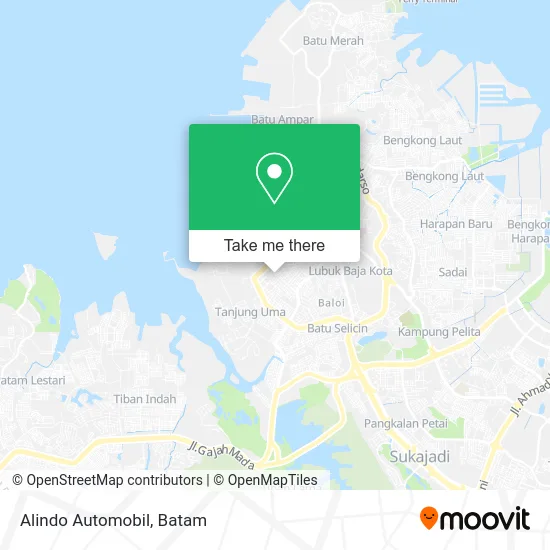 Alindo Automobil map