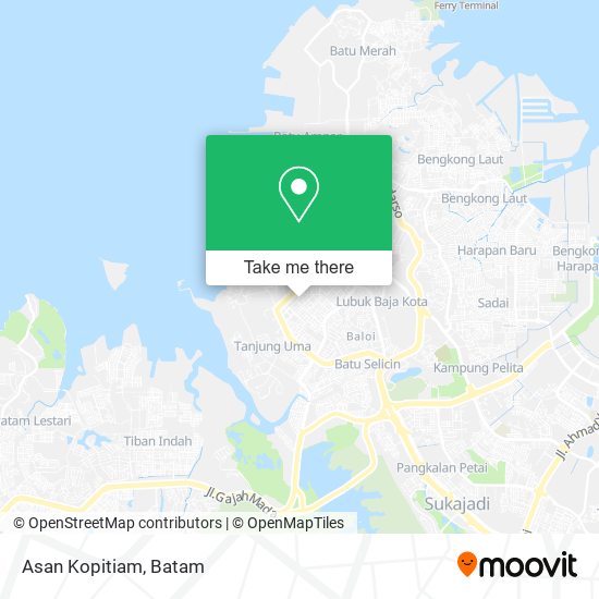 Asan Kopitiam map