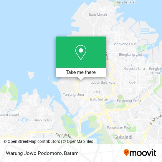 Warung Jowo Podomoro map