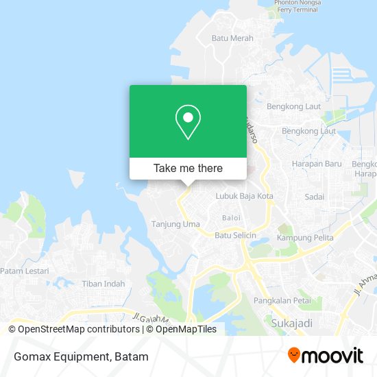 Gomax Equipment map