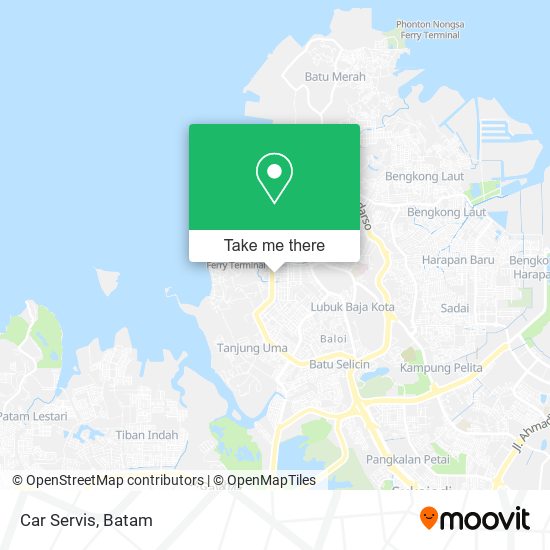 Car Servis map