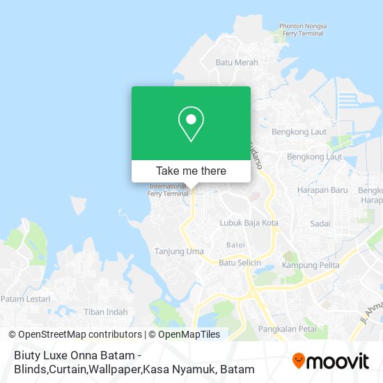 Biuty Luxe Onna Batam - Blinds,Curtain,Wallpaper,Kasa Nyamuk map