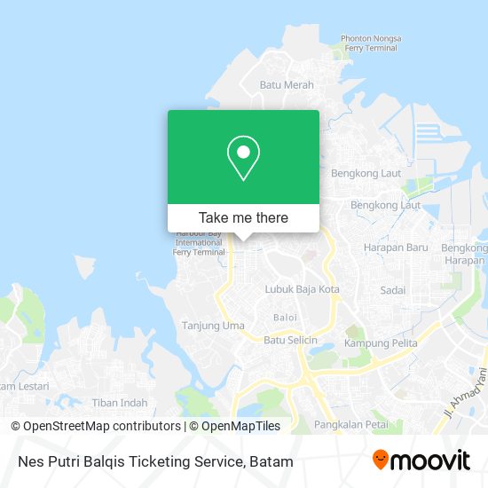 Nes Putri Balqis Ticketing Service map