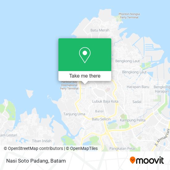 Nasi Soto Padang map